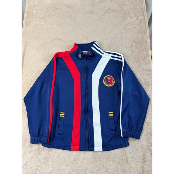 adidas Jackets & Blazers - Vintage USA Olympics Track Jacket Womens Large Red White Blue Sydney 2000 Adidas